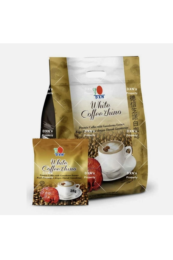 White Coffee Zhino Cappuccino Ganoderma Soluble Coffee HEALTH WELLNESS Ganoderma Reishi Gano Cafe Classic