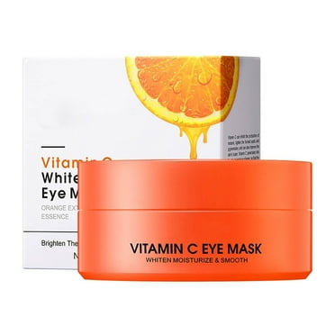 DXOUPM 30 Pairs Vitamin C Moisturizing Eye Patch Moisturize Eye Mask Smooth Dark Circles and Fade Wrinkles Under Eye for Puffy Eyes