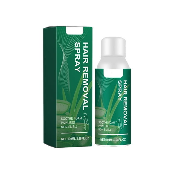 DXOUPM Hair Removal Spray for Men, Mild Painless Facial Hair Removal for Women Hair Remover Cream for Underarm, Arm, Leg, Bikini Areas Depilatories Product 3.38 oz