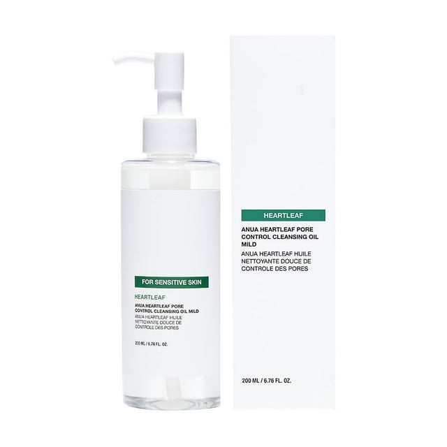 DXOUPM Heartleaf Pore Cleansing Oil Mild Sensitive Skin Face Wash Oil Cleanser for Face Makeup