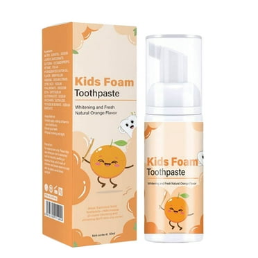 DXOUPM Kids Foam Toothpaste with Fruit Flavor Children's Toothpaste for Teeth for Children Age 3 and Above