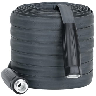 50FT Non-Expanding Garden Hose, Lightweight, Flexible Ultra-Light Water ...