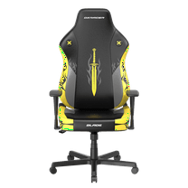 DXRacer Blade Series Egnomic Gaming Chair, with EPU Leatherette Upholstery, head rest and lumbar support, Fireblade Edition