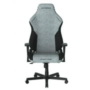 كرسي ألعاب DXRacer Drifting - كرسي مكتب مريح من القماش مع وسادة قطنية ومسند رأس قابل للتعديل - كرسي ألعاب PC Computer Racing Gamer للبالغين والمراهقين، أسود سماوي، عادي L