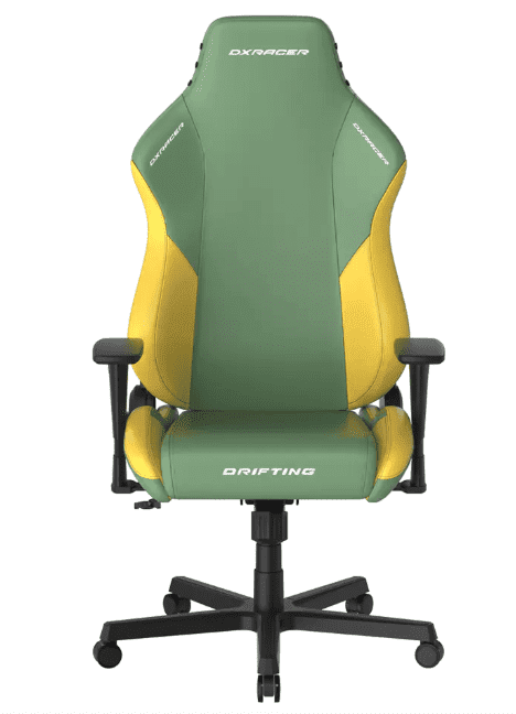DXRacer Drifting Gaming Chair - Reclining Ergonomic Computer Office Chair with Lumbar Support & Head Pillow - Racing Computer Gamer Gaming Chair Recliner For Adults Teens, Regular L, SPRING