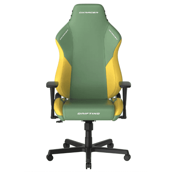 DXRacer Drifting Gaming Chair - Reclining Ergonomic Computer Office Chair with Lumbar Support & Head Pillow - Racing Computer Gamer Gaming Chair Recliner For Adults Teens, Regular L, SPRING