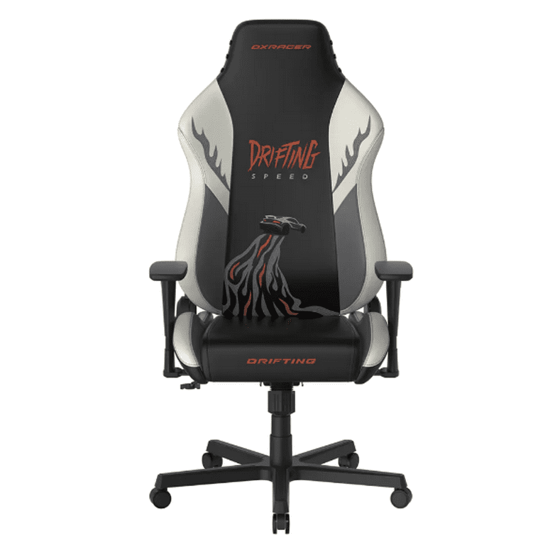 DXRacer Drifting Series Ergonomic Gaming Chair with PVC Leather High Back Racing Style Office Recliner Adjustable Swivel Gaming Chair Black and White Speed Edition Walmart