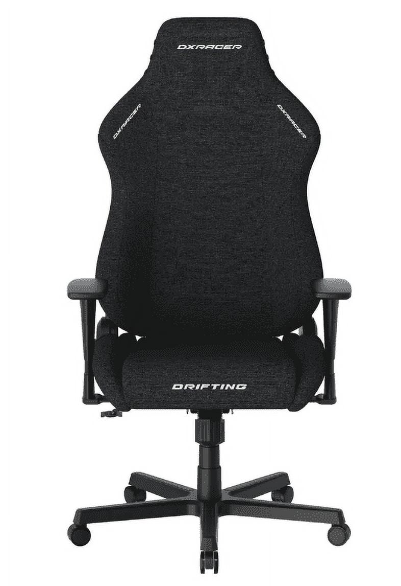 DXRacer Drifting Series Ergonomic Gaming Chair with Water resistant Fabric, High Back Racing Style Office Recliner Adjustable Swivel Gaming Chair, Black