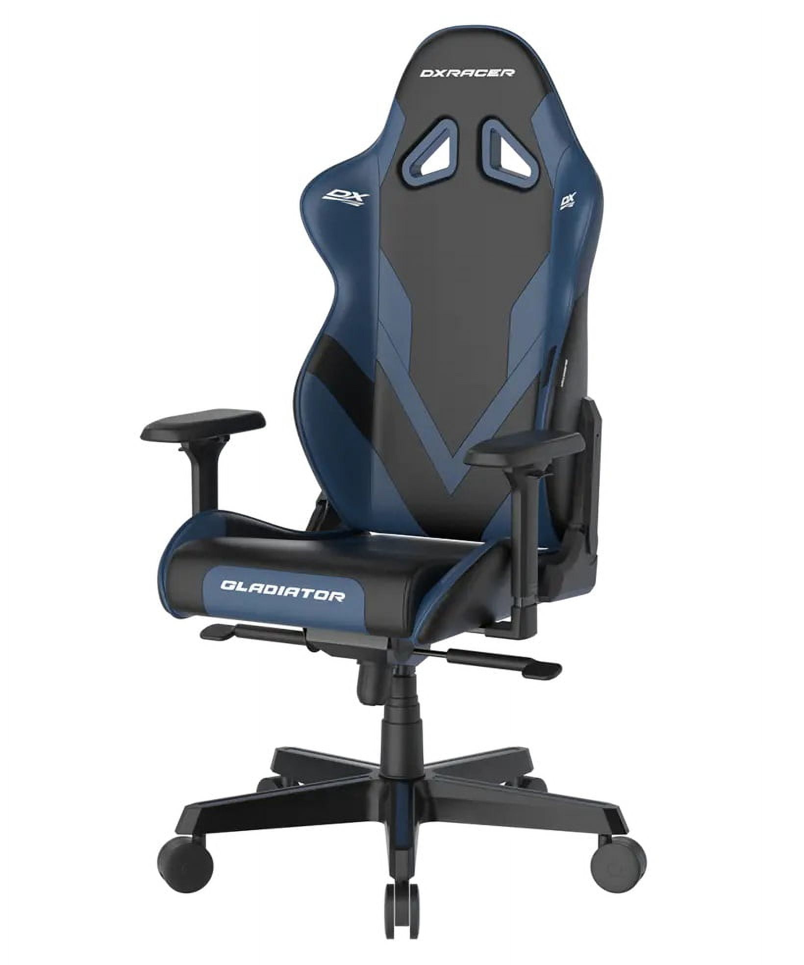 DXRacer G Series Modular Gaming Chair with Removable Seat Cushion and 4D Metal Armrest Premium PVC Leather Racing Office Computer Recliner with Ergonomic Headrest and Lumbar Support Black Red Walmart....