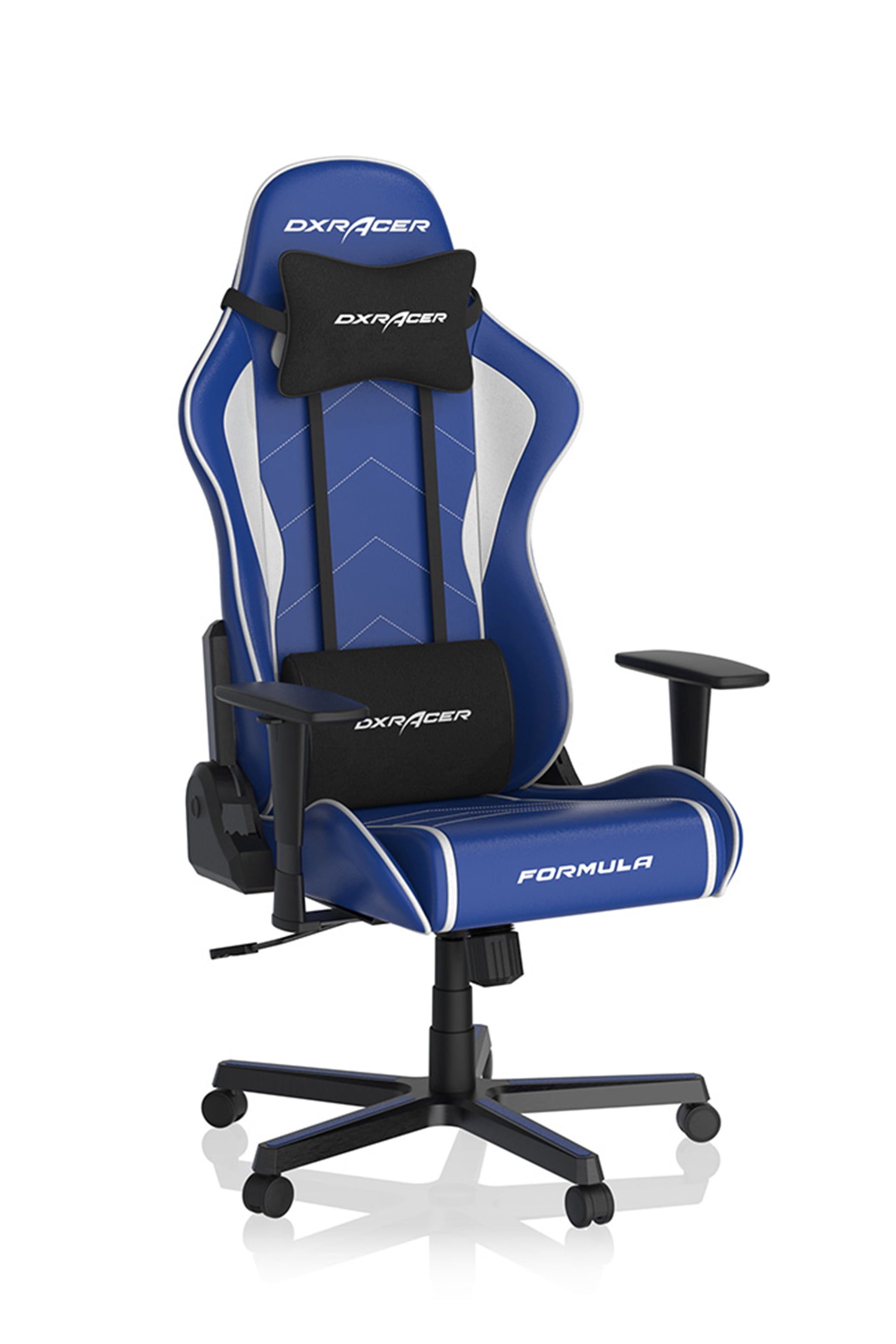 DXRacer Gaming Chair PC to FR08- and Formula Chair up 200 Office Indigo lb, White Leather, PU Series
