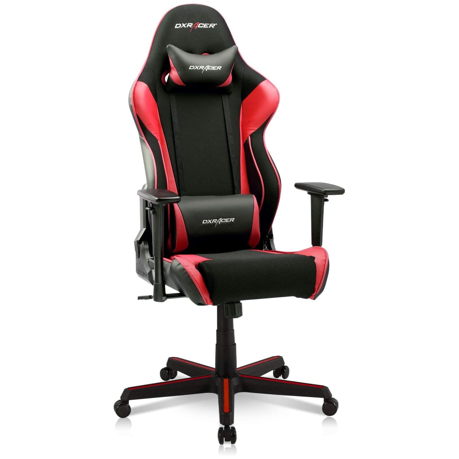 DXRacer Racing Ergonomic Home Office Desk Computer Gaming Chair, Black &  White 