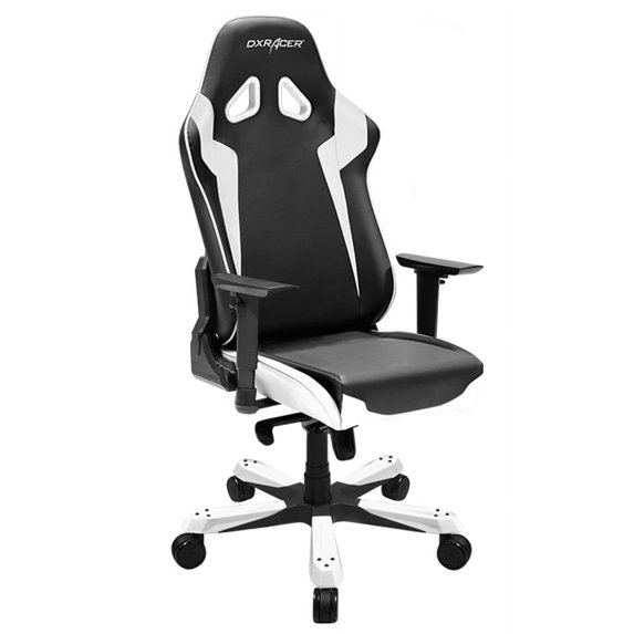 DXRacer SK00NW Big and Tall Ergonomic Racing Style Gaming Office Chair-White