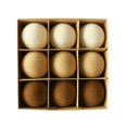 thumbnail image 1 of DXSSXC 9 Pcs Velvet Christmas Balls 3.15 Inch Flocked Tree Ornaments Plastic Baubles Xmas Decorative Hanging for Holiday Party Home Decor Gift Set, 1 of 5