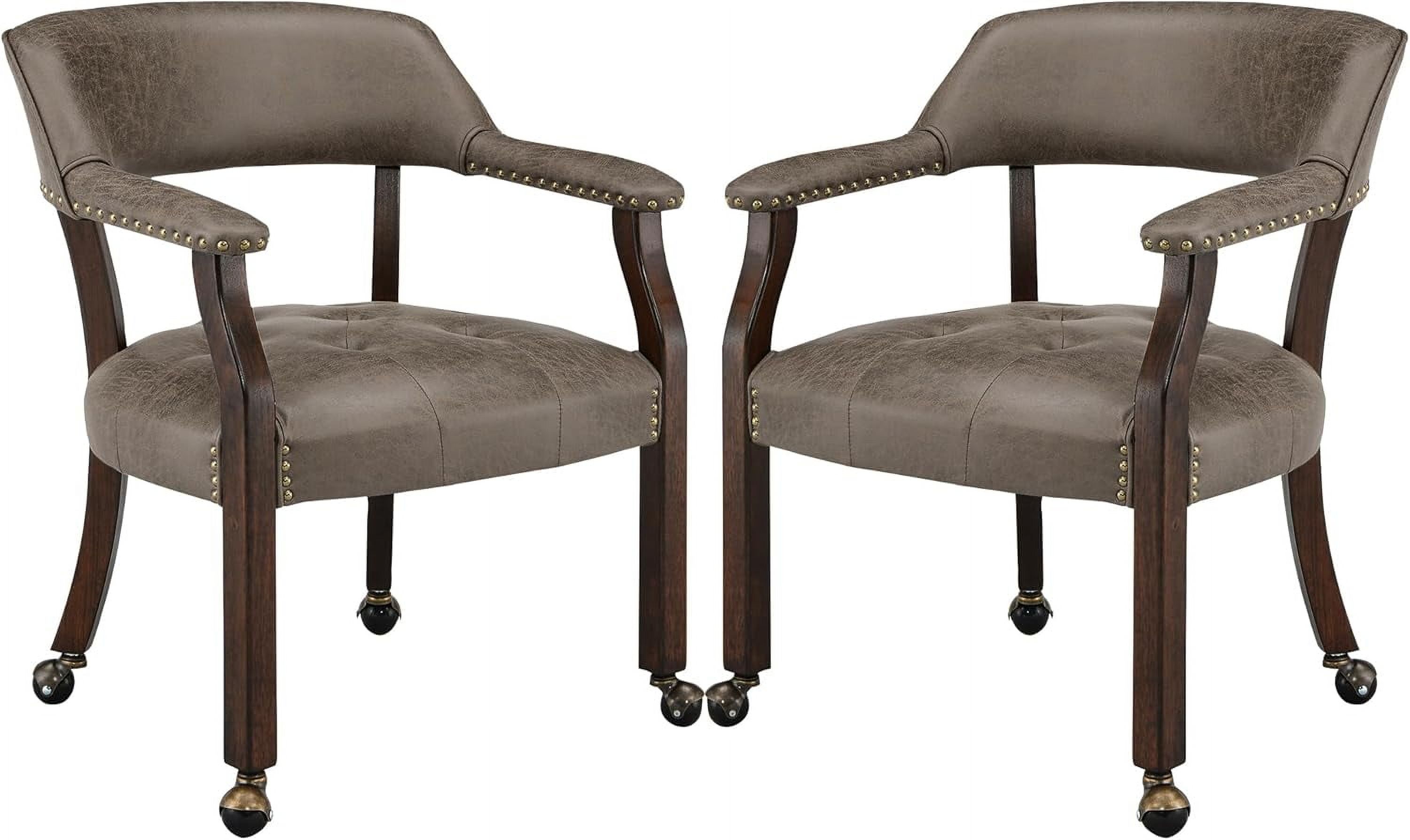 DXYJCNL Dining Chairs With Casters And Arms Large Rolling Dining Chairs DXYJCNL Dining Chairs With Casters And Arms Large Rolling Dining Chairs