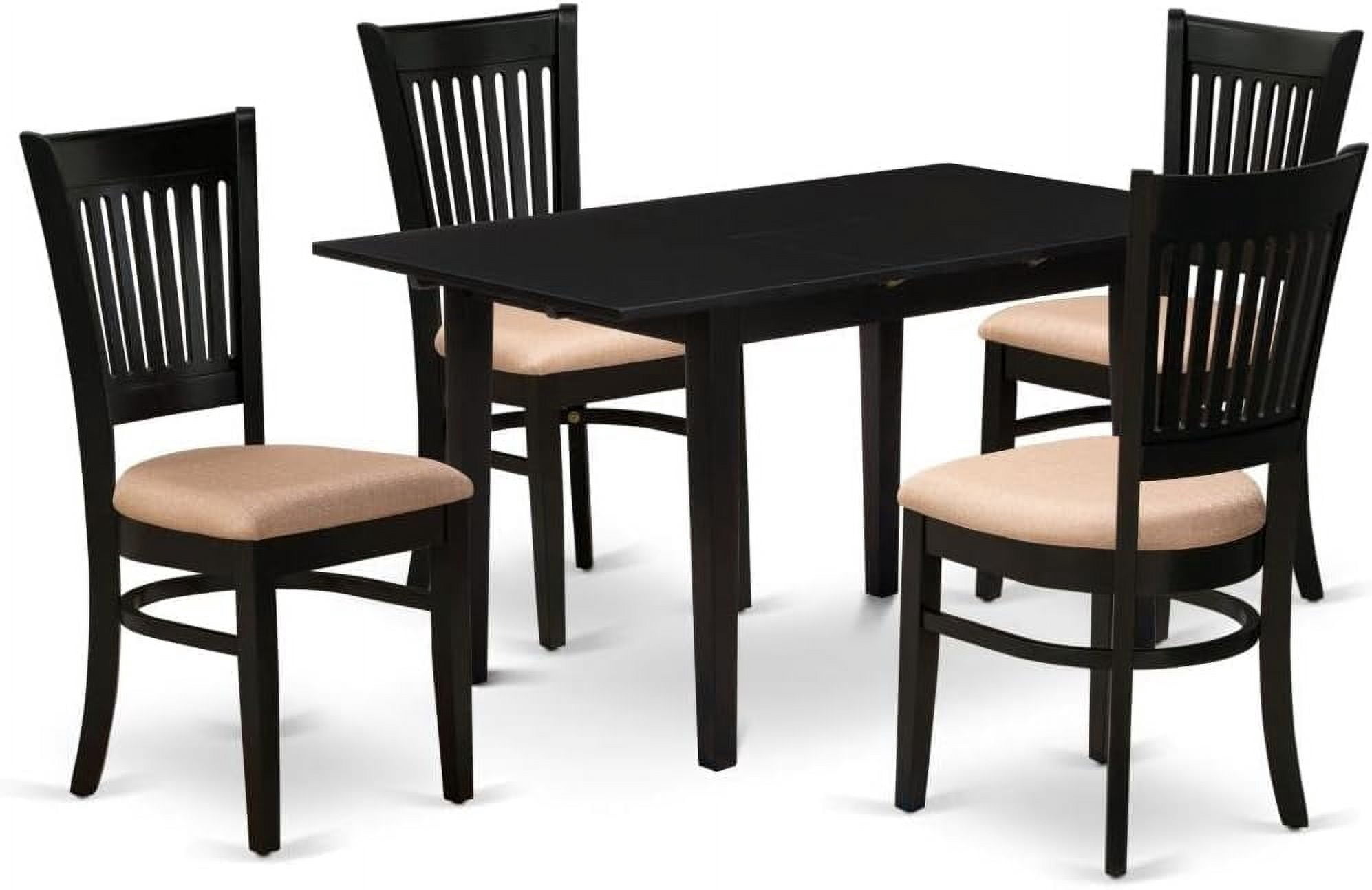 Ironalita Tavolo da pranzo rettangolare in legno massello, piccolo tavolo da cucina per piccoli spazi, 119,4 cm, stile moderno, in legno naturale, per sala da pranzo, cucina