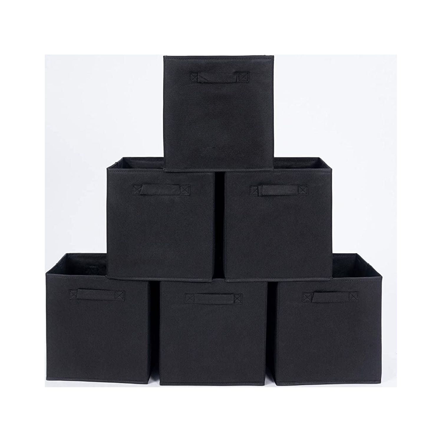 vftybngy Foldable Fabric Storage Bins Organizer Collapsible Cube ...