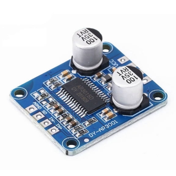 DY-AP3001 Power Amplifier Board 10W/20W/30W Monoblock Amplifier Class D AMP Amplificador for 4-8 Speaker DC 8V-24V