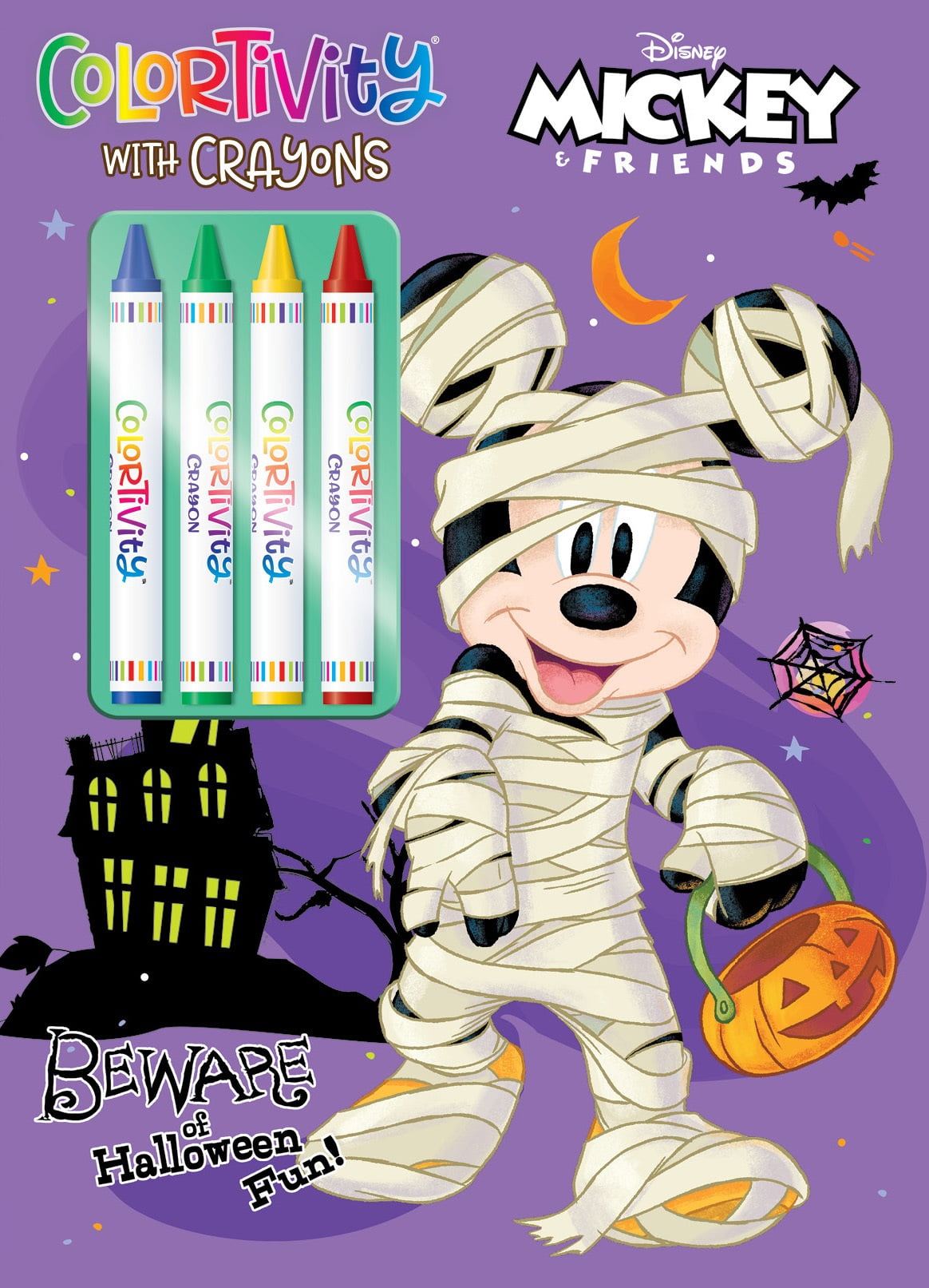 Disney Mickey Beware of Halloween Fun Crayons