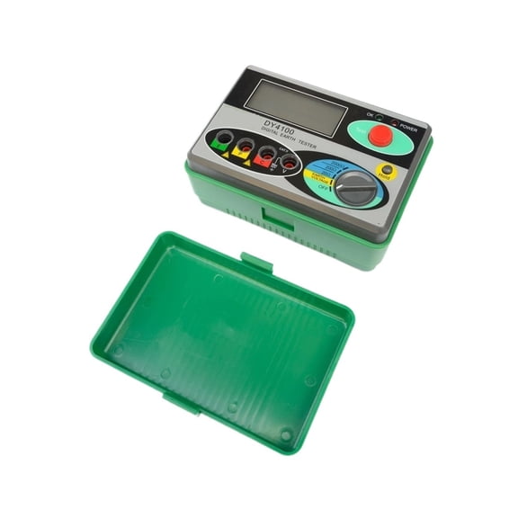 DY4100 Digital Earth Ground Resistance Meter Megohmmeter 0-2000 Ohm Instruments Inspection Electrician Resistance Tester ,Easy to Use