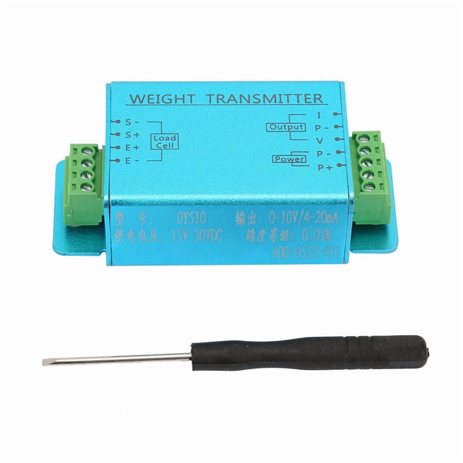 Produktbild von DY510 Wägezellen-Sender – 4–20mA / 0–10V, Hohe Stabilität, Alugehäuse, 15–30V DC, Für SPS & Mikrocontroller