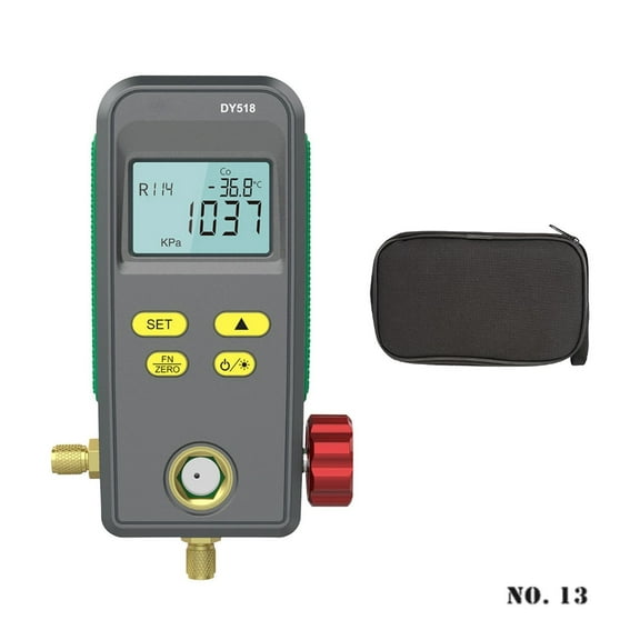 DY518 517 549 Refrigeration Pressure Gauge Manifold Digital Vacuum Meter Pressure Freon Manometer Temperature Tester ,Accuracy