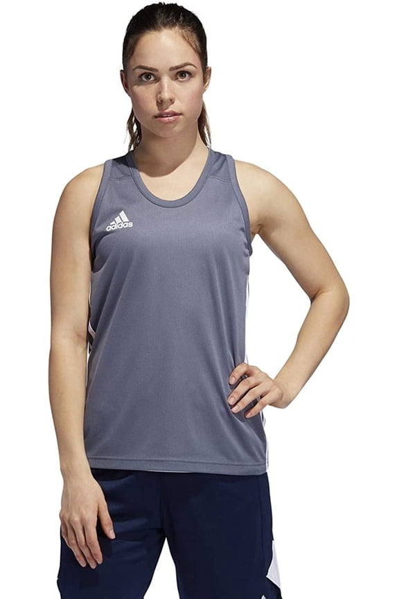 DY6608 ADIDAS 3G SPEED REVERSIBLE JERSEY WOMEN'S BASKETBALL ONIX/WHITE M