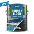 thumbnail image 1 of DYCO Court and Floor Anti-Slip 100% Acrylic Paint, Tintable White, 1 Gallon, 1 of 9