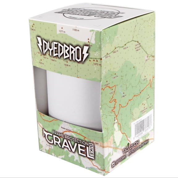 DYEDBRO Gravel Frame Protection - Clear Black Matte