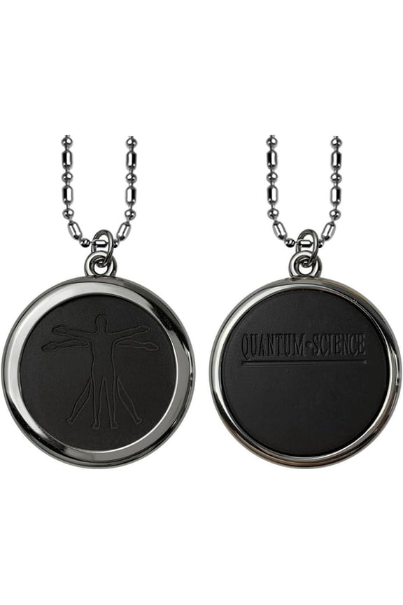 Protection Vitruvvian Body Proportion Amulet Necklace,Blocker Shield Energy Necklace(43mm)