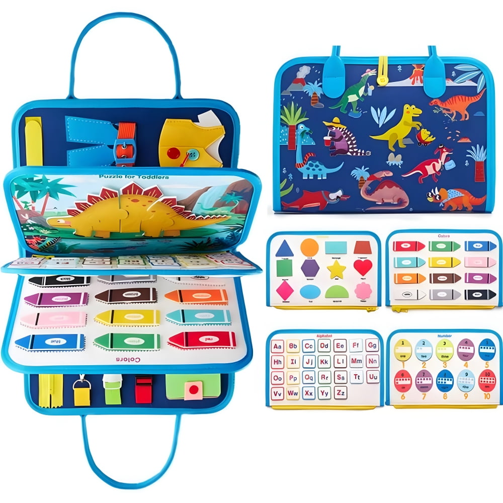 DYHF Toddler Felt Busy Board Montessori Toy For 1 4 Years Preschool dyhf-toddler-felt-busy-board-montessori-toy-for-1-4-years-preschool