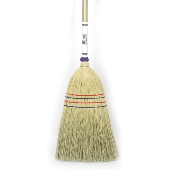 DYJP Authentic Corn House Brooms, Handcrafted, Traditional Brooms for Sweeping, Cleaning and Dusting, Durable, Made in The USA, 55 inch
