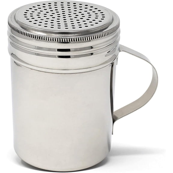 DYJP Stainless Steel Dredges 10-Ounce with Handle, Set of 12