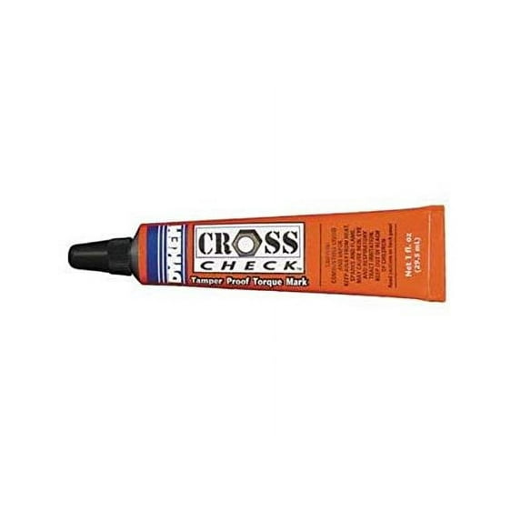 DYKEM Cross-Check - Tamperproof Marker / Torque Seal - 1 oz Tube (1 Pack, Orange