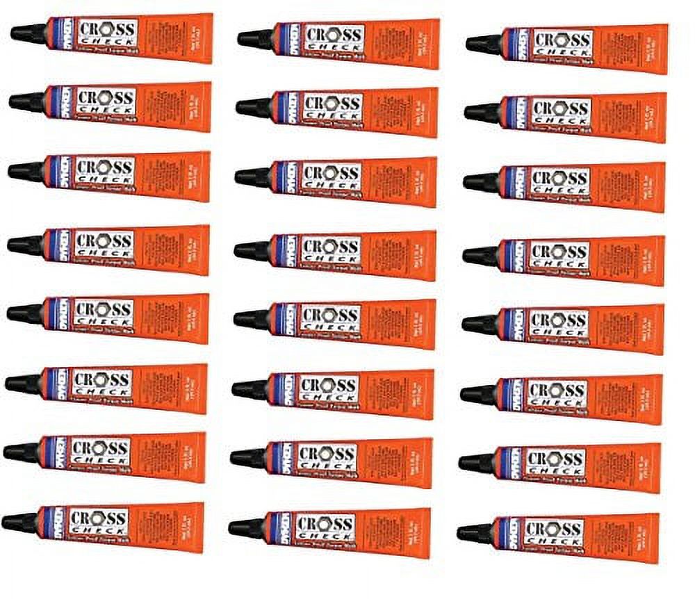 DYKEM Cross-Check - Tamperproof Marker / Torque Seal - 1 oz Tube (24 Pack,  Orange) 