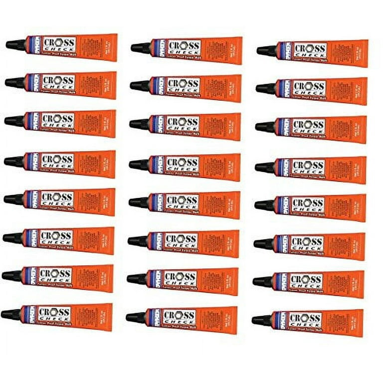 DYKEM Cross-Check - Tamperproof Marker / Torque Seal - 1 oz Tube (24 Pack,  Orange) 