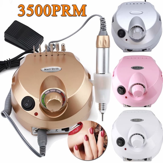 DYLA 35000RPM Electric Nail Drill Machine Set Electric Manicure Machine Kits Accessory Pedicure Nail Drill Bit Nail Tools