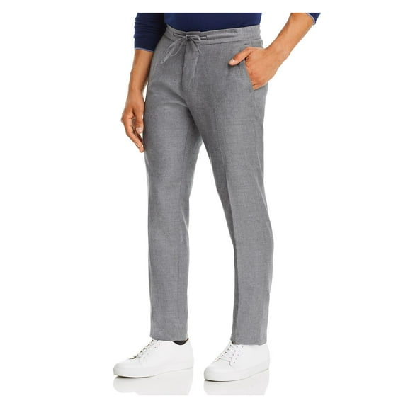DYLAN GRAY Mens Gray Drawstring Heather Classic Fit Pants 36 Waist