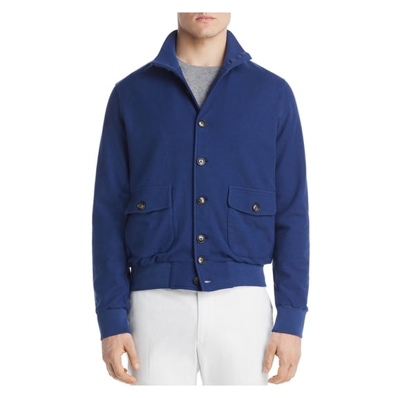 DYLAN GRAY Mens Navy Cotton Button Down Jacket XL
