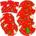 thumbnail image 1 of DYLIVeS Christmas Tree Plates and Napkins AFN1Party Supplies, Xmas Dinner Paper Plates, Dessert Plates and Napkins Disposable Dinnerware Set Merry Christmas Party Decorations Tableware, Serves 50, 1 of 3