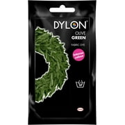 DYLON Hand Dye, Fabric Dye Sachet for Clothes, Soft Furnishings and Projects, 50 g - Olive Green