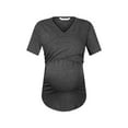 thumbnail image 1 of DYMADE Casual Nursing Women Tops Lactation Positioning Bump Maternity T-Shirt, 1 of 5