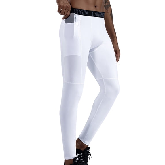 DYMADE Men Athletic Running Sport Ankle-Length Sweatpants Elastic Slim Fit Leggings