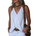 thumbnail image 1 of DYMADE Women Basic Pullover Plain Camisole Strappy Sleeve Tank Tops, 1 of 4