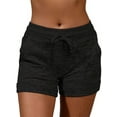 thumbnail image 1 of DYMADE Women Bottom Quick Dry Leisure Sports Waist Closing Shorts, 1 of 3
