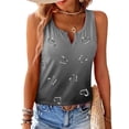 thumbnail image 1 of DYMADE Women Gradient Print Tops Pullover Casual Tunic Style Sleeveless Tank, 1 of 4
