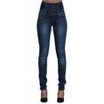 thumbnail image 1 of Cilcicy Women High Waist Slim Stretch Denim Jeans, 1 of 4