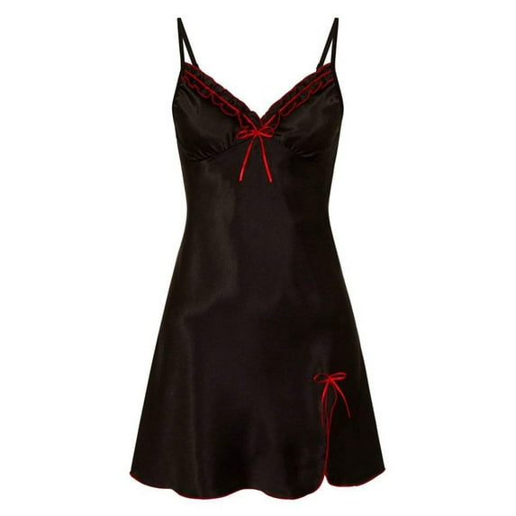DYMADE Women Nightgown Plus Size Spaghetti Strap Sleepwear Night Dress