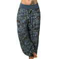 thumbnail image 1 of DYMADE Women Plus Size Loose Casual Camouflage Harem Bloomers Pants, 1 of 4