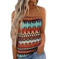 thumbnail image 1 of DYMADE Women Sexy Geometric Printed Versatile Strapless Vest, 1 of 6