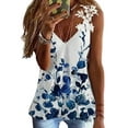 thumbnail image 1 of DYMADE Women Summer Thin Spaghetti Strap Splice Lacce Camisole Sun Top, 1 of 7